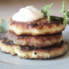 potato cakes made from mashed potatoes