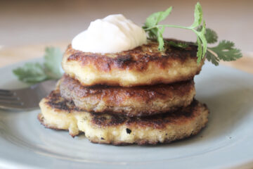 potato cakes made from mashed potatoes