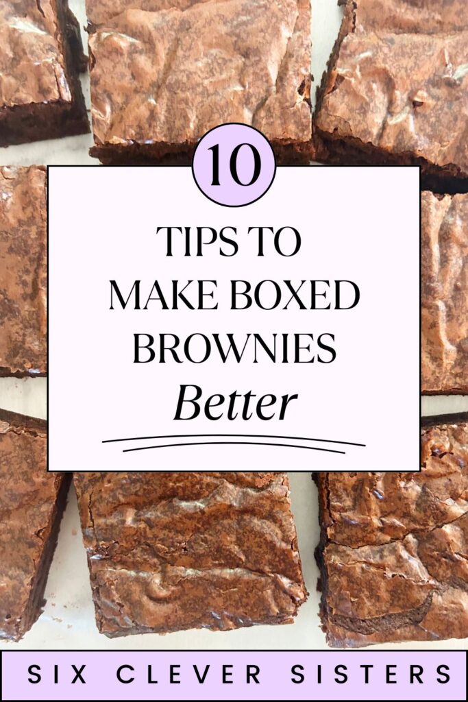 How to make box brownies taste better | Brownie Mix | Brownie Recipe | Doctored up brownies | Bakery Brownies | Fudge Brownies | Easy Dessert | Dessert Recipe | Summer dessert | Potluck Dessert