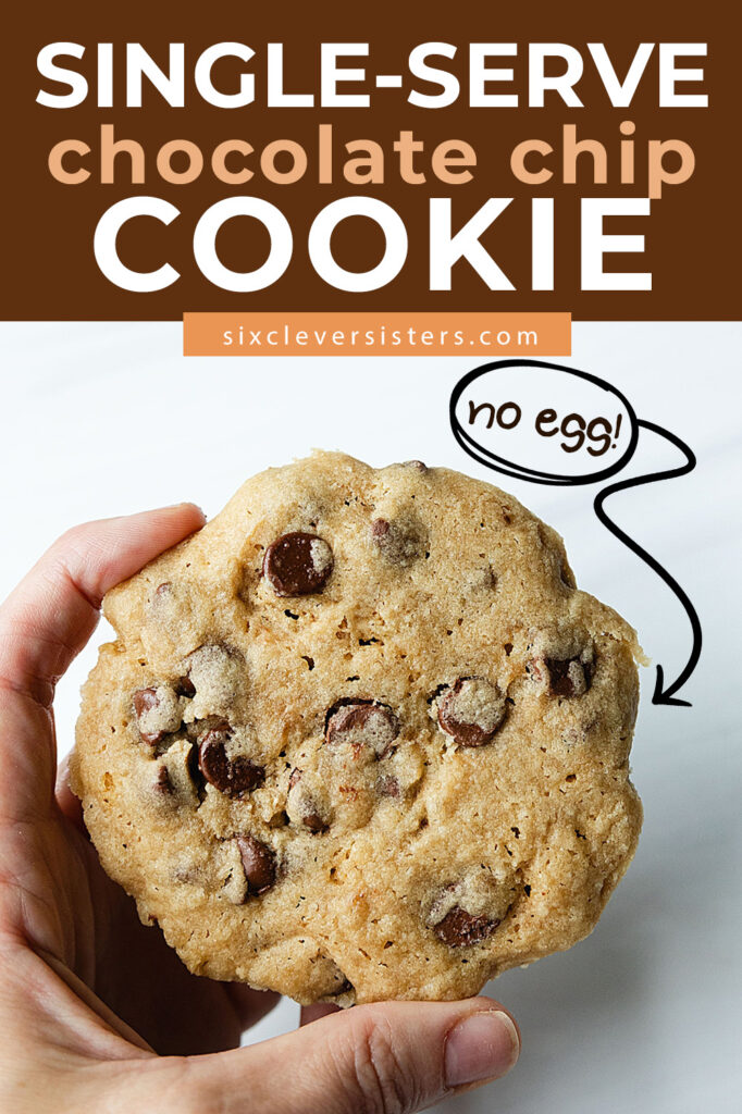 Single Serve Chocolate Chip Cookie No Egg | Single Serve Chocolate Chip Cookie Microwave | Single Serve Chocolate Chip Cookie Air Fryer | Single Serve Chocolate Chip Cookie Mug | Single Serve Chocolate Chip Cookie Skillet