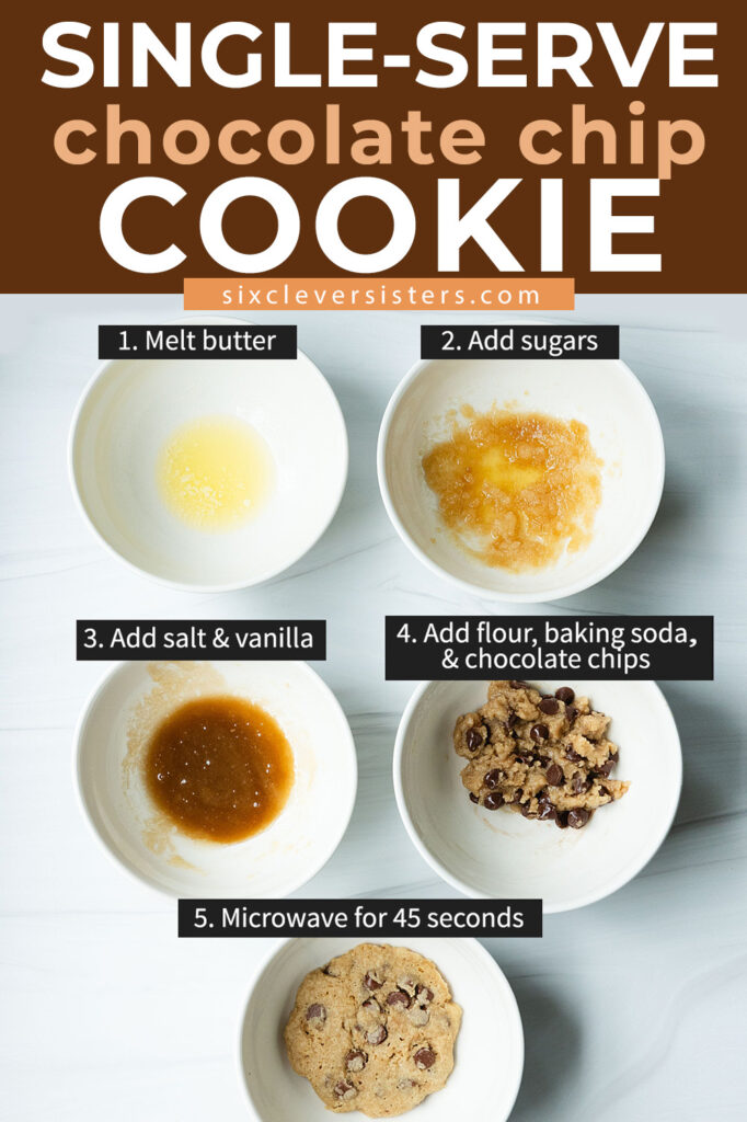 Single Serve Chocolate Chip Cookie No Egg | Single Serve Chocolate Chip Cookie Microwave | Single Serve Chocolate Chip Cookie Air Fryer | Single Serve Chocolate Chip Cookie Mug | Single Serve Chocolate Chip Cookie Skillet