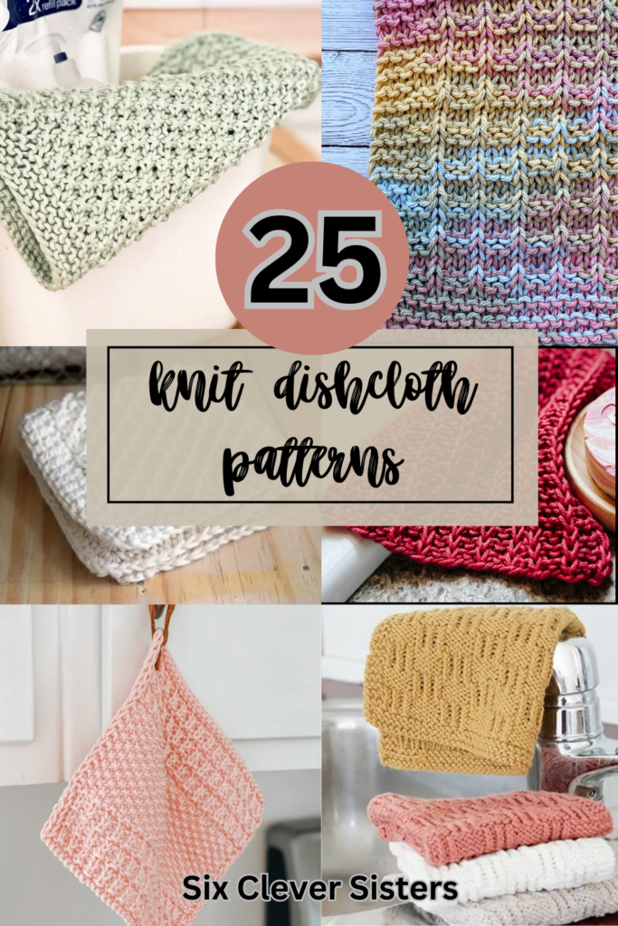 Free Knit Dishcloth Patterns | Free Knit Dishcloth Patterns for Beginners | Easy Free Knit Dishcloth Pattern | Free Pattern to Knit a Dishcloth | Knit Dishcloths Free Patterns | Knit Dishcloth Gift Ideas | Looking for some of the best and easiest knit dishcloth patterns? This compilation of 25 free knit dishcloth patterns will inspire you! #knit #knitting #yarn #craft #create #tutorial #howto