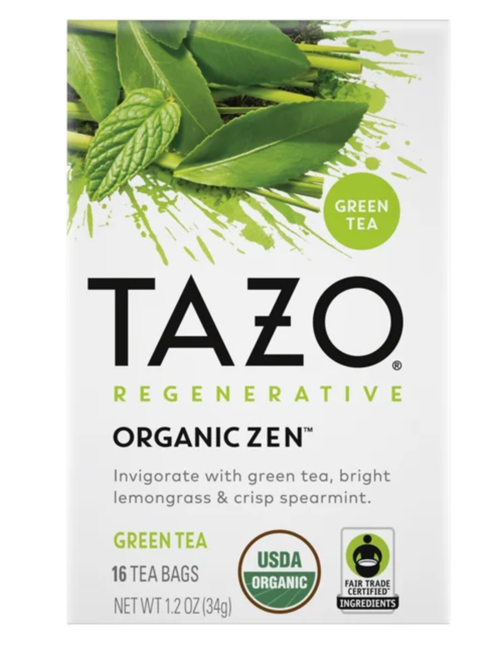 Tazo Organic Zen green tea