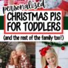 personalized Christmas pjs for toddlers