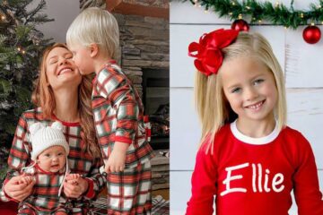 personalized Christmas pjs for toddlers