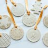 Beautiful Salt Dough Ornaments | Salt Dough Christmas Ornaments | Best Salt Dough Ornament Recipe | Best Salt Dough Christmas Ornaments | Salt Dough Ornament Ideas | Easy Recipe and instructions on the Six Clever Sisters blog!