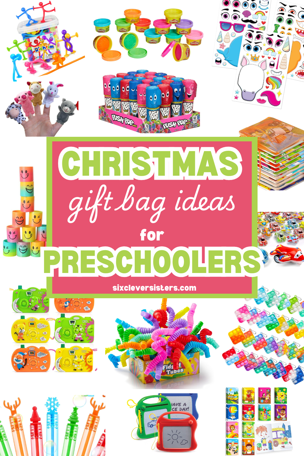 Preschool Gift Bag Ideas | Preschool Christmas Gift Bag Ideas | Preschool Party Bag Ideas | Preschool Goody Bag Ideas | Gift Bags for Preschoolers | Christmas Gift Bag Ideas for Preschoolers | Christmas Gift Bags for Preschoolers | Gift Bag Ideas for Preschoolers | Creating goody bags for preschoolers? Need some great ideas? This list of gift bag ideas for preschoolers has all kinds of cool ideas for preschool Christmas goody bag ideas for the best holiday ever! #preschool #christmas #gifts #goodies #ideas #giftbagideas #christmasgift #holiday